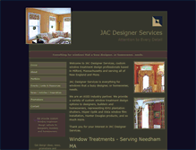 Tablet Screenshot of jacdesignerservices.com